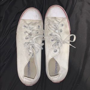 White original low top Converse